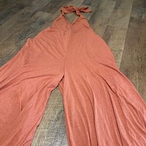 Wide leg jumpsuit